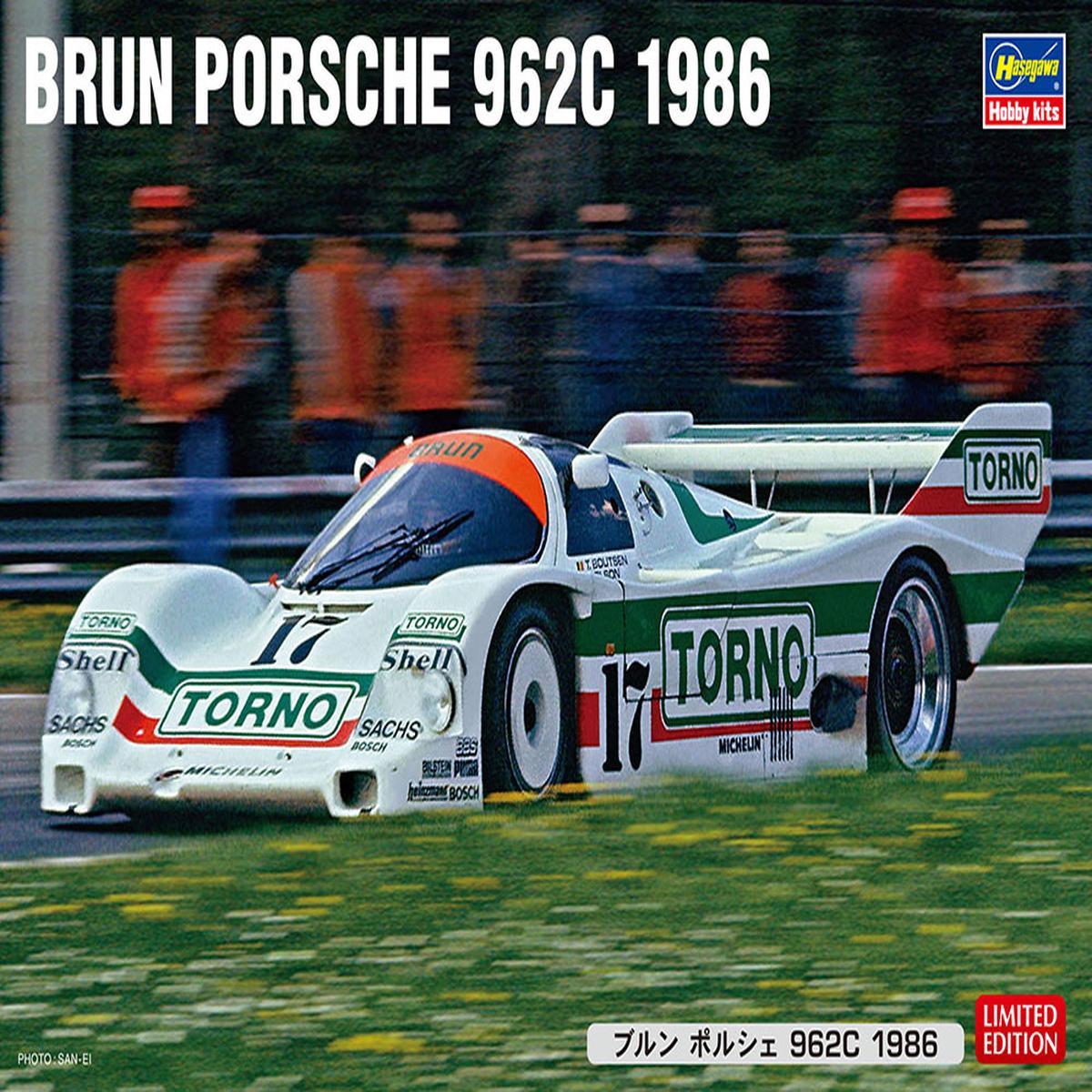 Hasegawa 1/24 BRUN Porsche 962C 1986