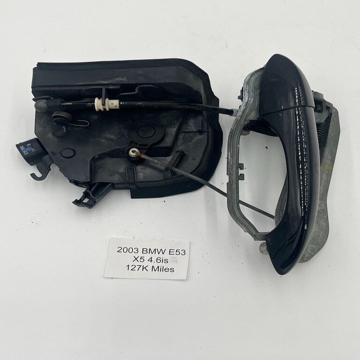 00-06 BMW E53 X5 REAR PASSENGER RIGHT DOOR LOCK ACTUATOR HANDLE BLACK 475