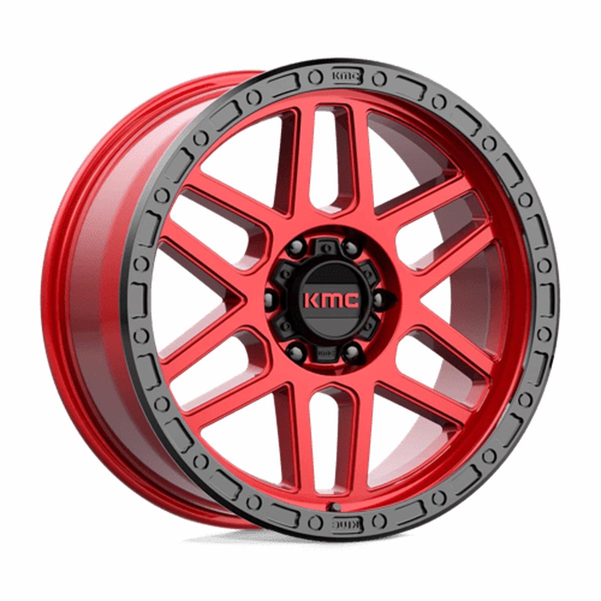 KMC KM544 17X9 6X5.5 C-RED BLK-LP 18MM
