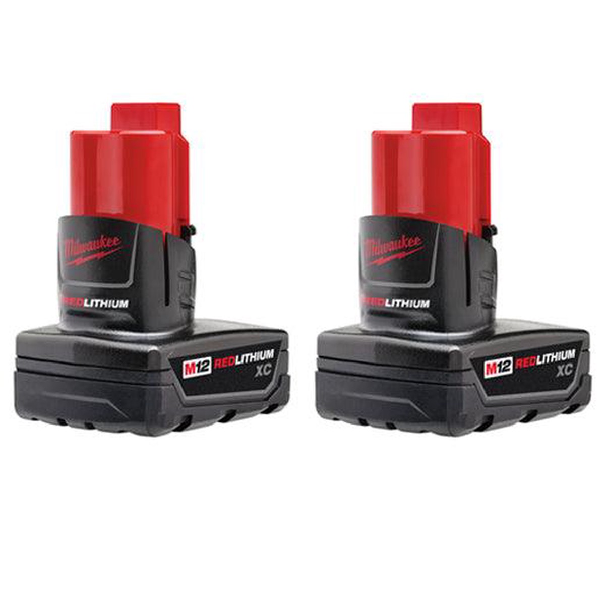 Milwaukee M12 Redlithium XC Battery 2-Pack, Model 48-11-2412