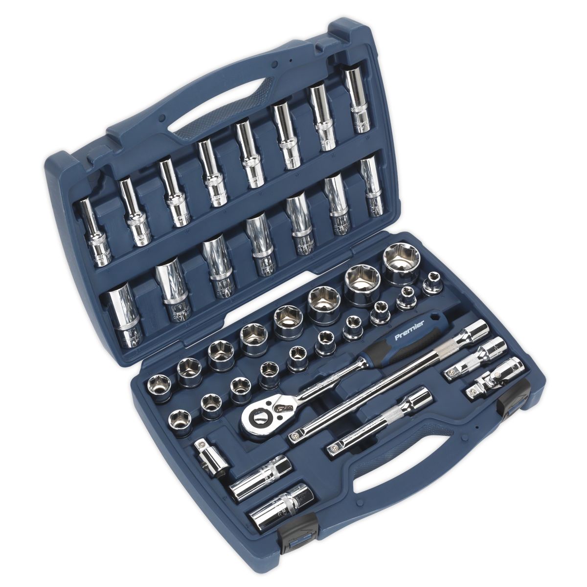 Sealey Premier Socket Set 1/2"Sq Drive 41pc - AK8993