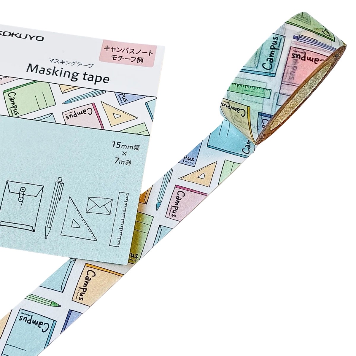 Kokuyo Masking Tape - Campus Pattern