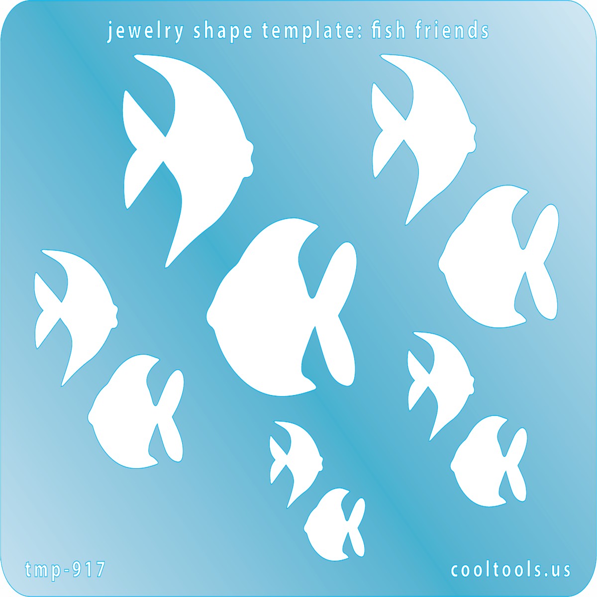 Jewelry Shape Template - Fish Friends
