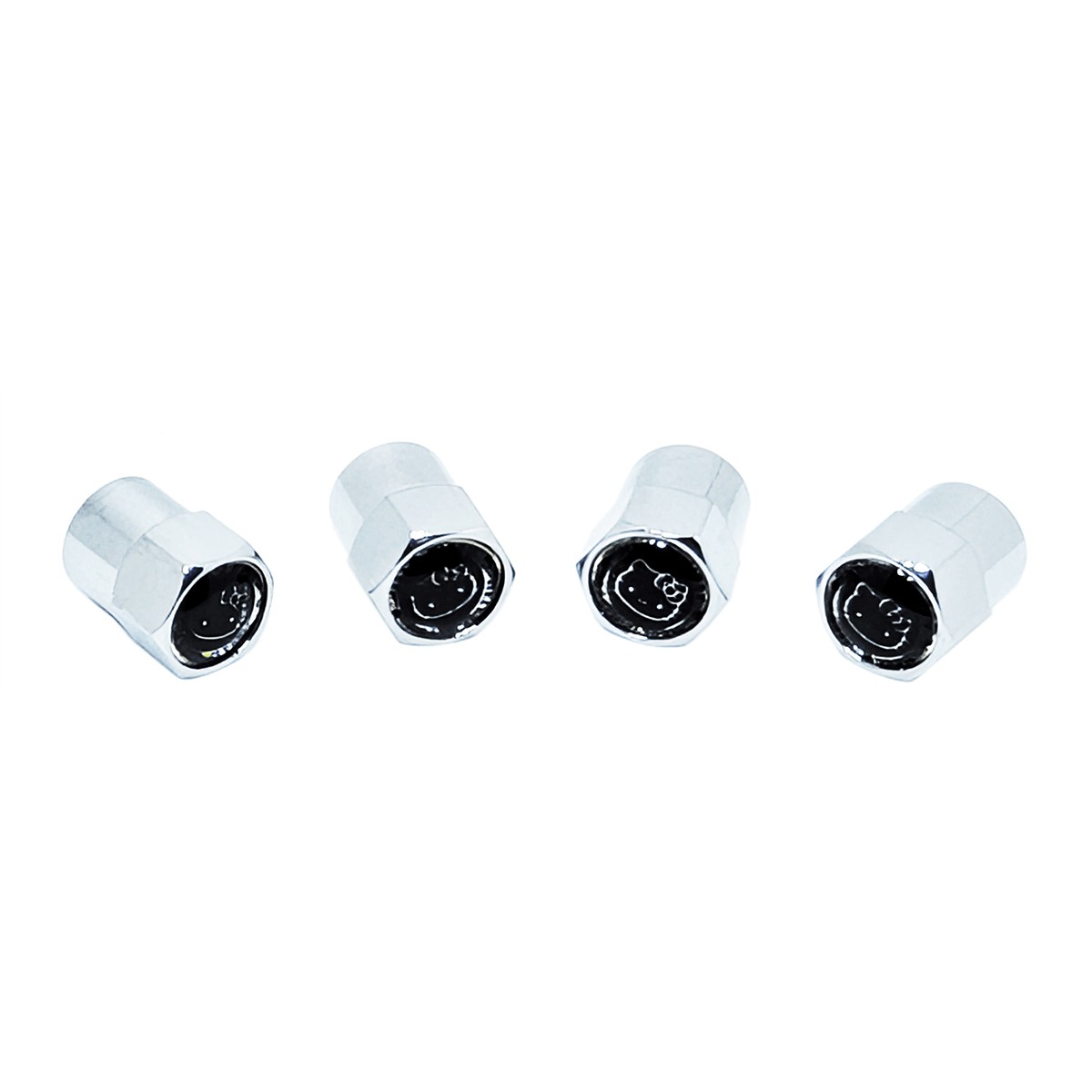 Chrome Valve Stem Tire Caps, Style: Kitty