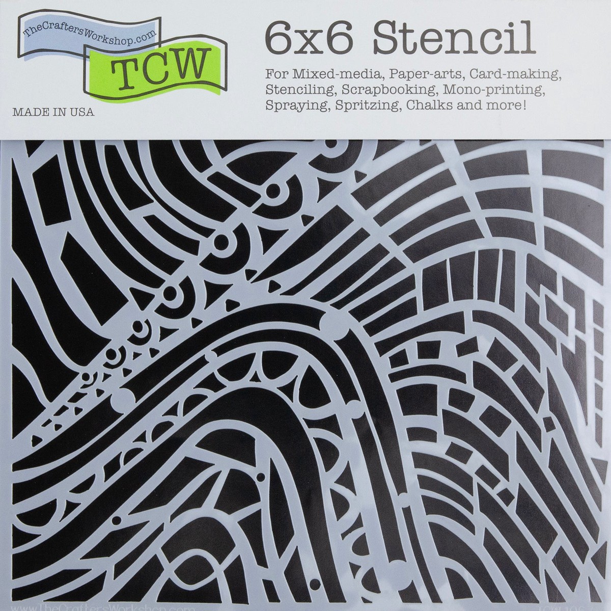 Design Stencil - Abstract Landscape
