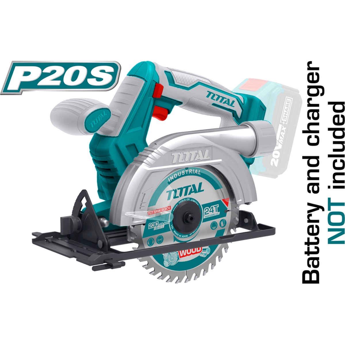 Total TSLI1401 20V Cordless Circular Saw (Bare)