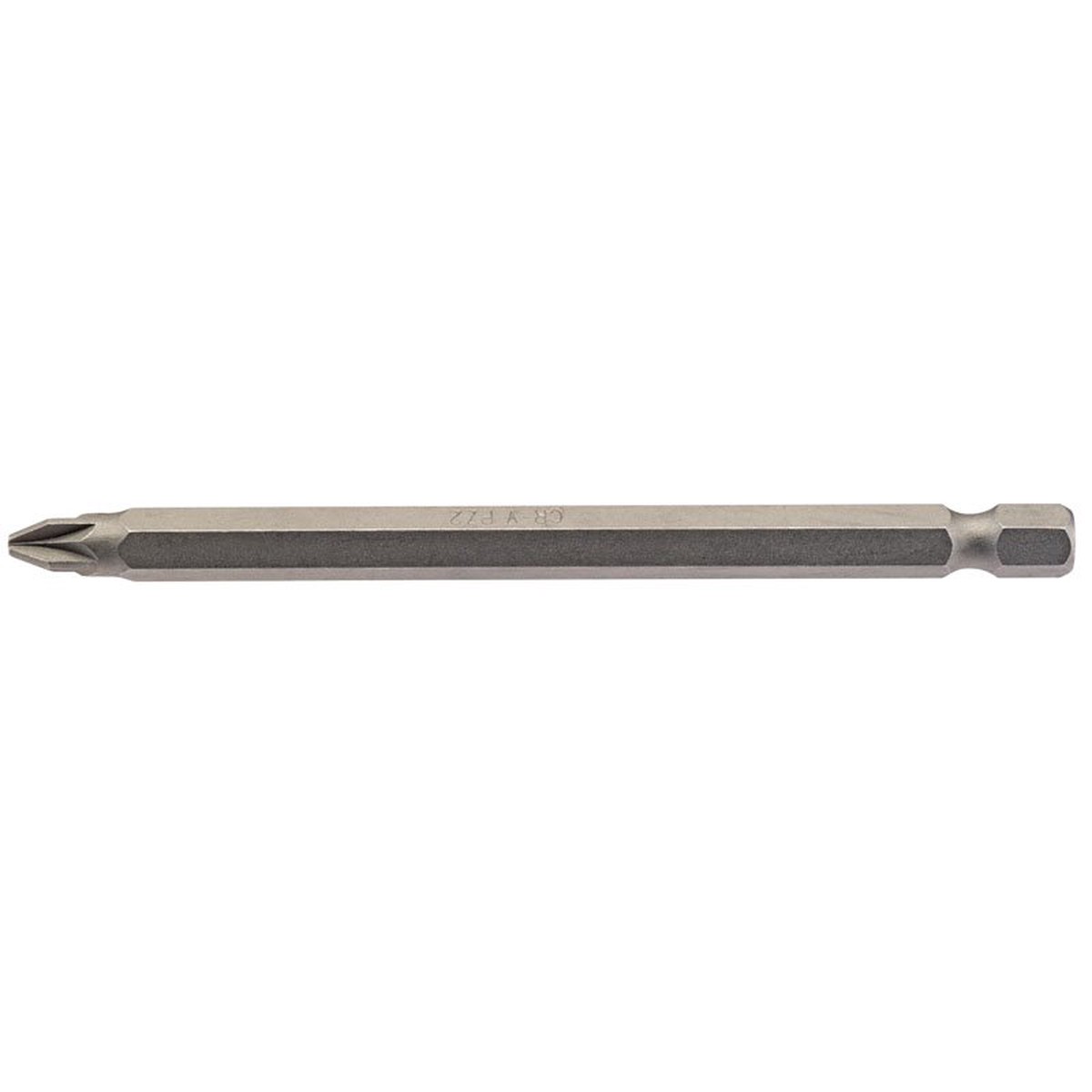 Draper Tools No.2 1/4" Hex. PZ Type Insert Bit 100mm Long (Pack of 1) 64362