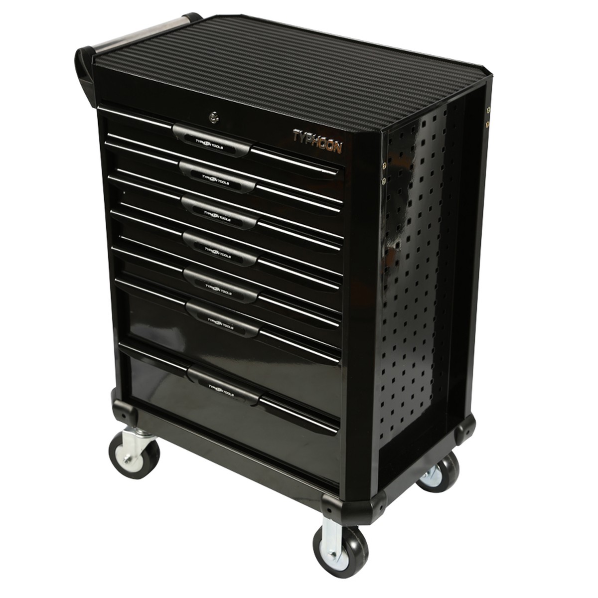 TYPHOON Roller Chest Cabinet-7Drawer-Black