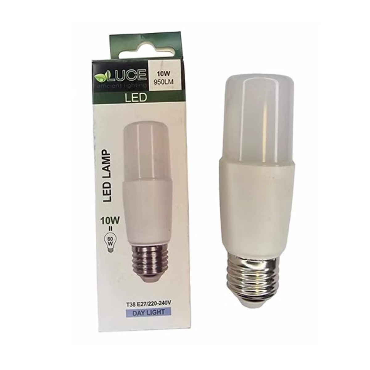 Luce Led Tubular 10W E27 6000K