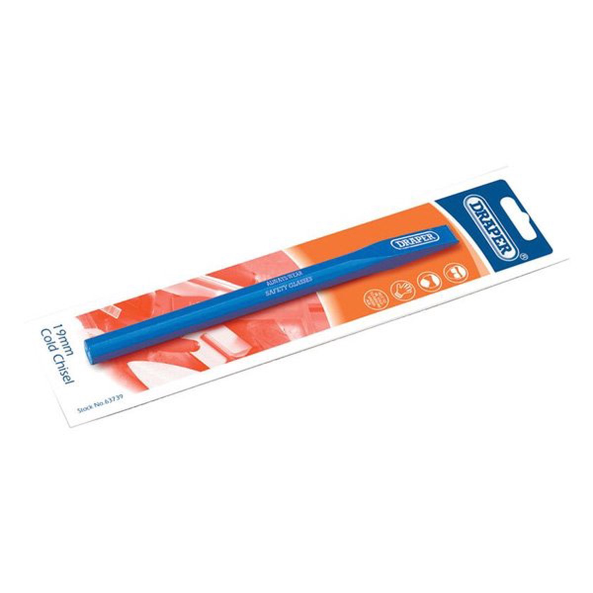 Draper Tools Octagonal Shank Cold Chisel (Display Packed)