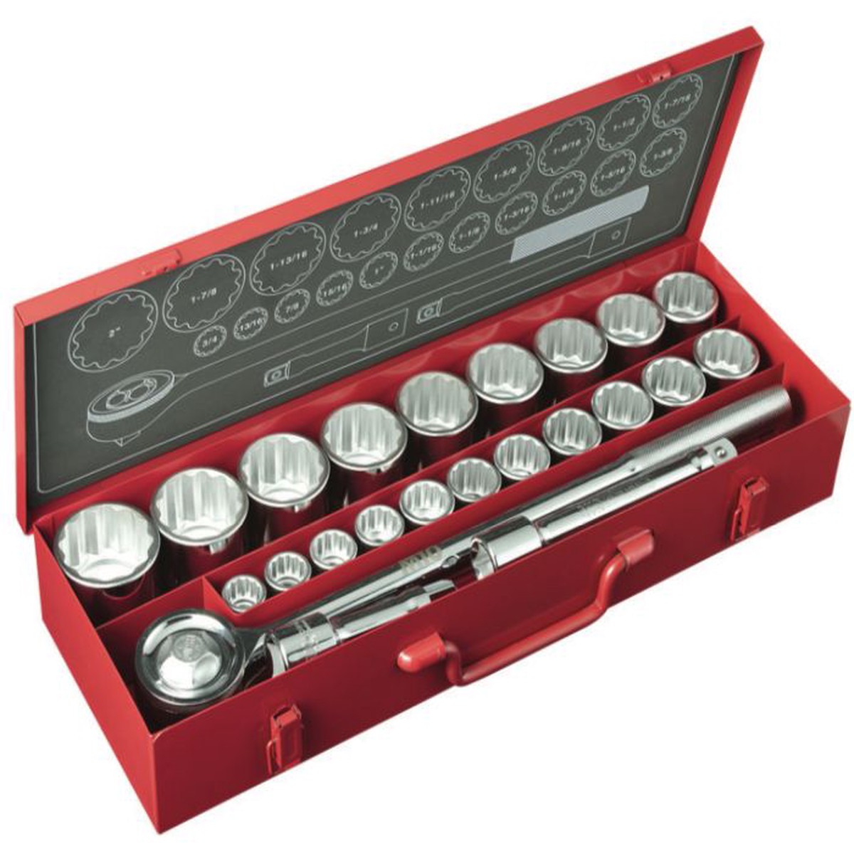 M10 3/4" Dr Socket Set 623W - Singapore | Model : 003-006-6623