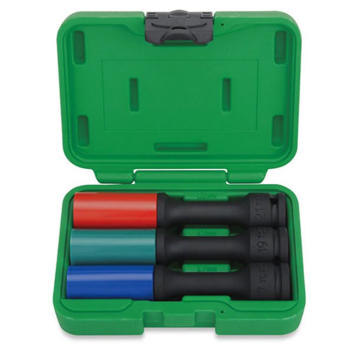Toptul 3 Pce 1/2" Dr 6pt Extra Long Thin Wall Deep Impact Socket Set