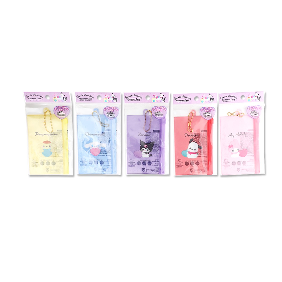 Zipper Case with Chain Sanrio Characters